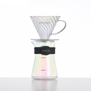 Brewista heat-resistant glass hand-brewed coffee filter cup sharing pot V60 filter cup shadow blue aurora Haoyue set - Image 3