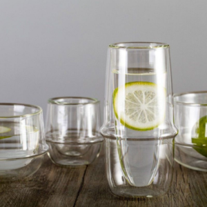 Japan KINTO KRONOS double-layer glass cup Coffee cup iced tea beer teacup champagne water cup milk cup - Image 3