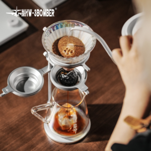 MHW-3BOMBER Bomber Smooth Hand Punch Ice Hockey Bracket Aluminum Alloy Hand Punch Frame Adjustable Filter Cup Holder - Image 4