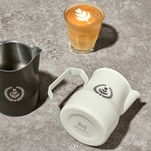 MUVNA Italian coffee Milk cup 304 stainless steel milk tank pointed mouth pull flower cup milk foam cup 350/450ml - Image 4