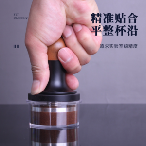 Coffee transparent observation powder bowl observation powder cake cloth powder press powder hammer teaching process display storage box 58mm - Image 4