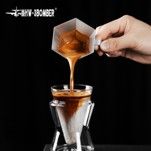 MHW-3BOMBER Bomber Prism Measuring Cup Coffee Extraction Cup Double Scale Espresso Measuring Cup Aluminum Alloy - Image 4