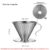 Stainless steel primary color large