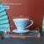 V01 two-color filter cup clear sky blue