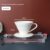 V01 two-color filter cup frost white