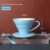 V02 two-color filter cup clear sky blue