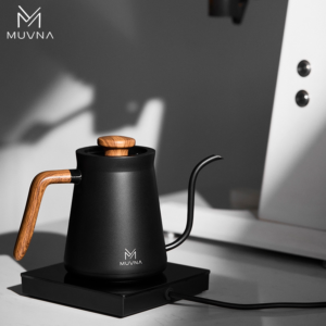 MUVNA Muvna hand-brewed coffee temperature control pot, shaker smart fine-mouthed pot, stainless steel electric kettle, teapot - Image 3