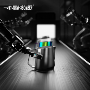MHW Bomber GT Pull Flower Tank Italian Coffee Pull Flower Cup professional stainless steel Pointed Mouth Milk Foam Cup Artifact - Image 4