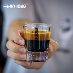 Bomber Espresso cup glass with scale ounce measuring cup glass cup extraction cup home commercial cup - Image 3
