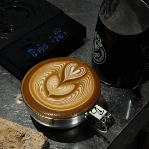 304 stainless steel VanseerBarista 240ml coffee cup double-layer heat insulation latte cup brushed cup - Image 5