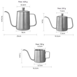 Retro industrial style coffee milk jug, hand-brewed coffee pot, pull flower jug, milk foam cup, pull flower cup, milk coffee utensils - Image 6