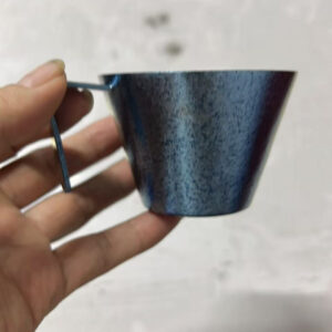 Light luxury retro high-end portable titanium cup tea cup extraction cup outdoor coffee measuring cup ounce cup - Image 7