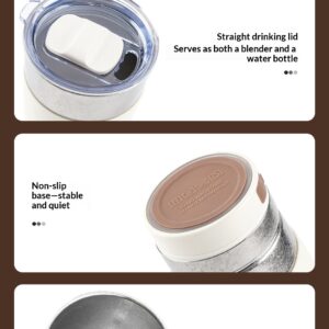 High-value pure titanium magnetic stirring cup coffee cup electric rechargeable portable lightweight cup with typec interface - Image 14