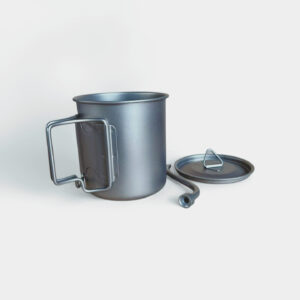 Outdoor pure titanium tea set set, business trip, camping, portable cover tea maker, household kung Fu tea set - Image 11