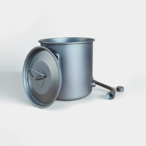 Outdoor pure titanium tea set set, business trip, camping, portable cover tea maker, household kung Fu tea set - Image 12