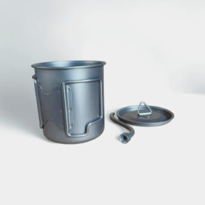 Outdoor pure titanium tea set set, business trip, camping, portable cover tea maker, household kung Fu tea set - Image 13
